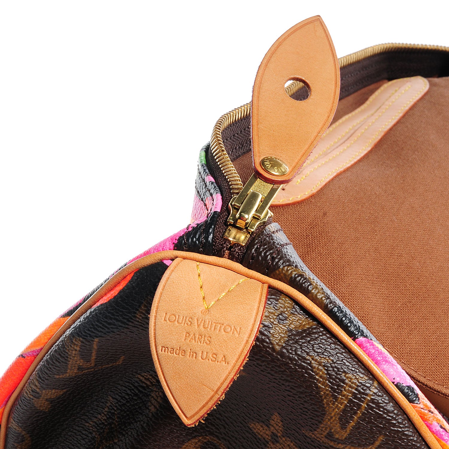 Louis Vuitton Monogram Roses Speedy 30 7 of 7