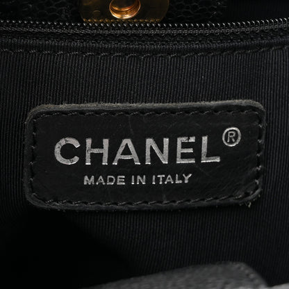 Chanel Caviar Quilted Petit Shopping Tote PST Black 6 of 14