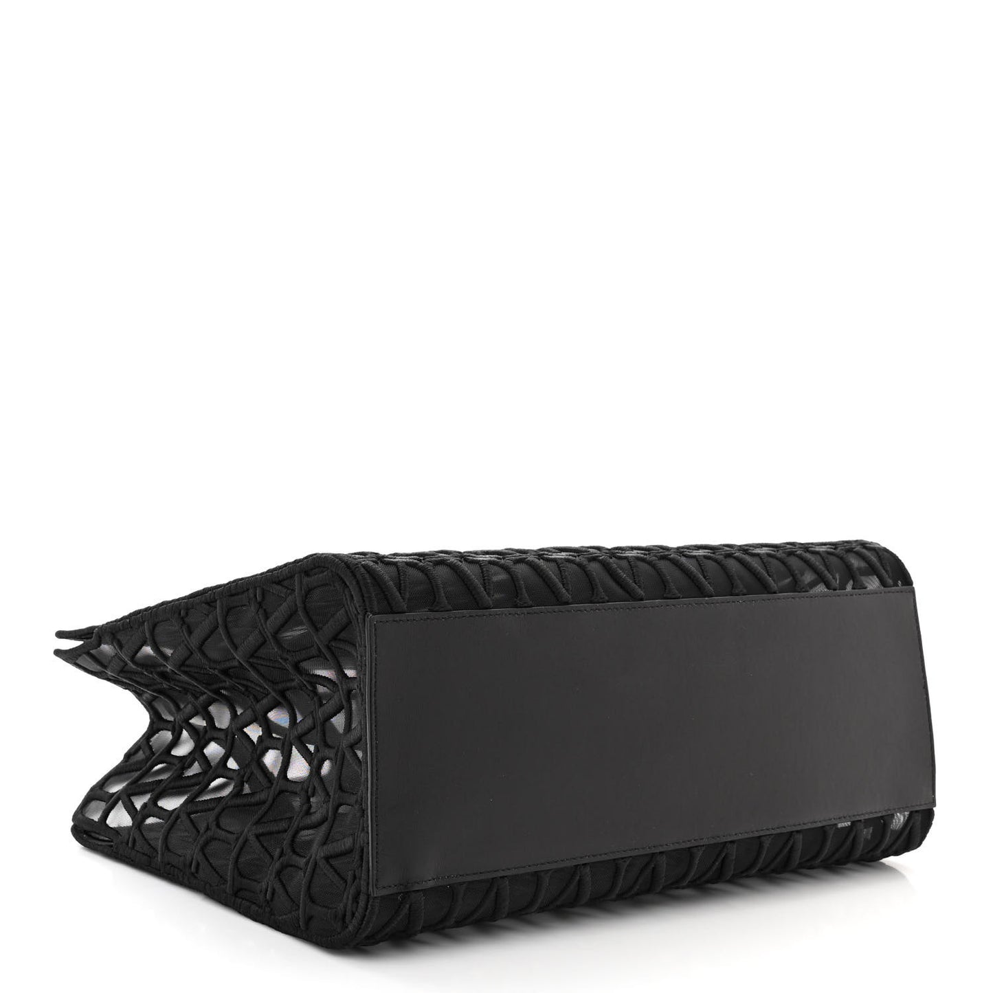 Toile Mesh Iconographe Goatskin Le Troisieme Shopping Bag Black