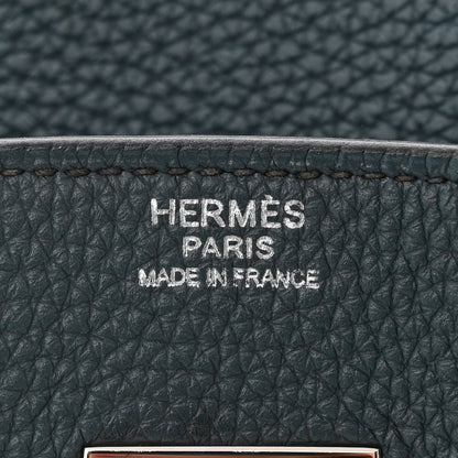 Hermes Togo Birkin 30 Bleu Orage 6 of 10