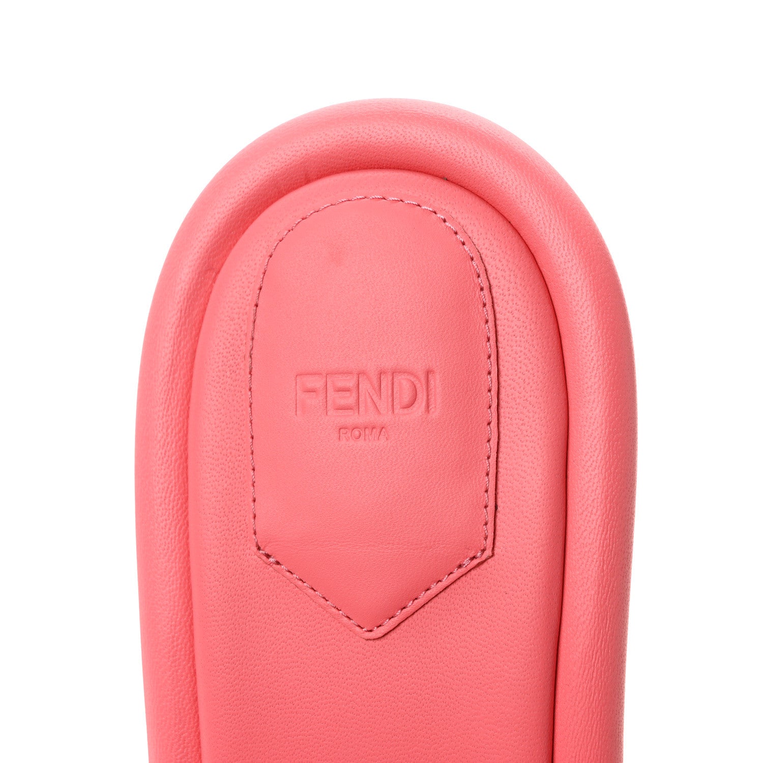 Fendi Nappa Baguette 60mm Slide Sandals 41 Kissed 7 of 8