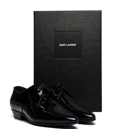 Saint Laurent Patent Calfskin Jonas Derby 36.5 Black 11 of 11