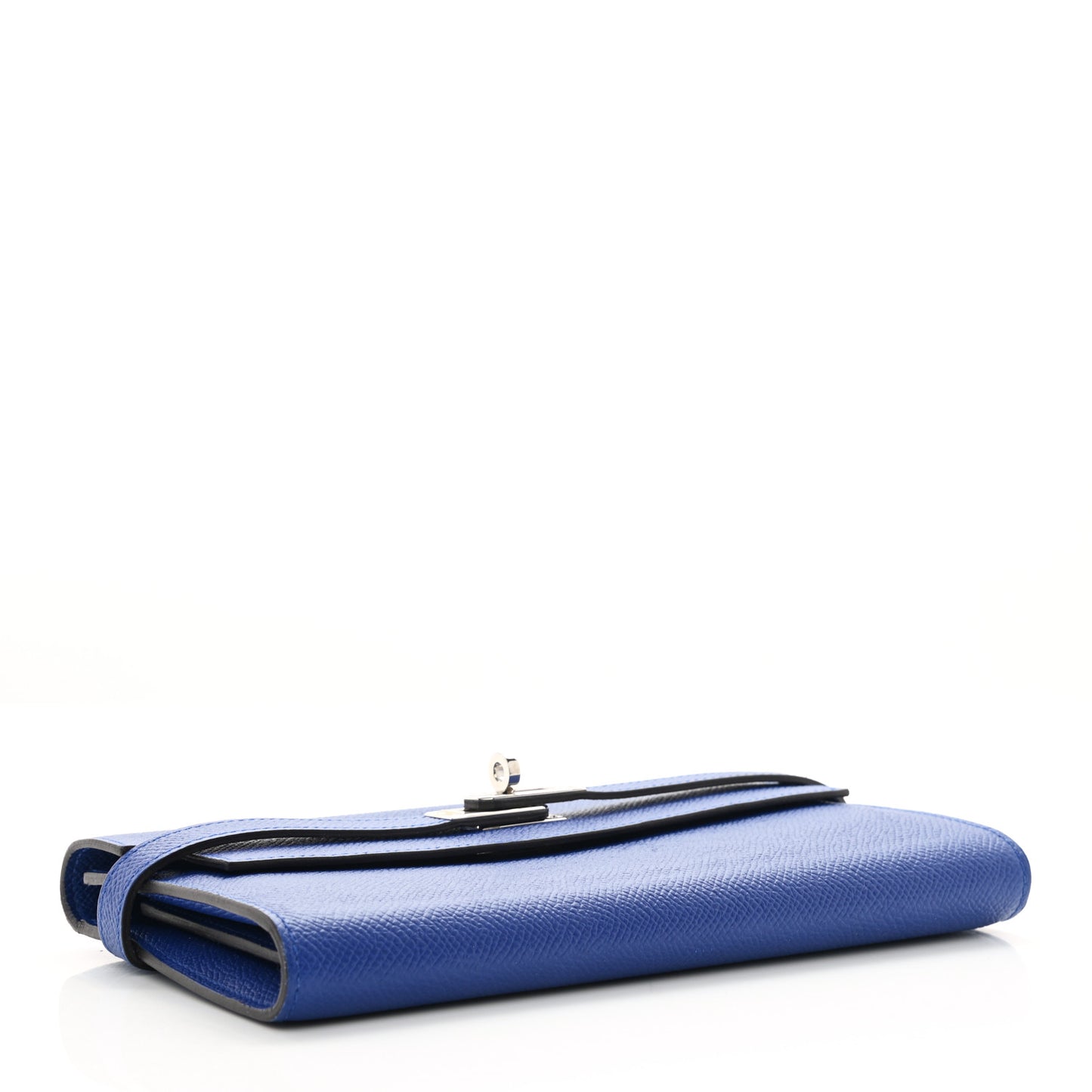 Epsom Kelly Longue Wallet Bleu Electrique