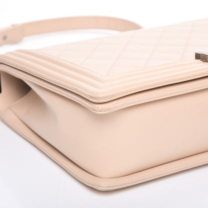Chanel Lambskin Quilted Large Boy Flap Beige 8 of 13