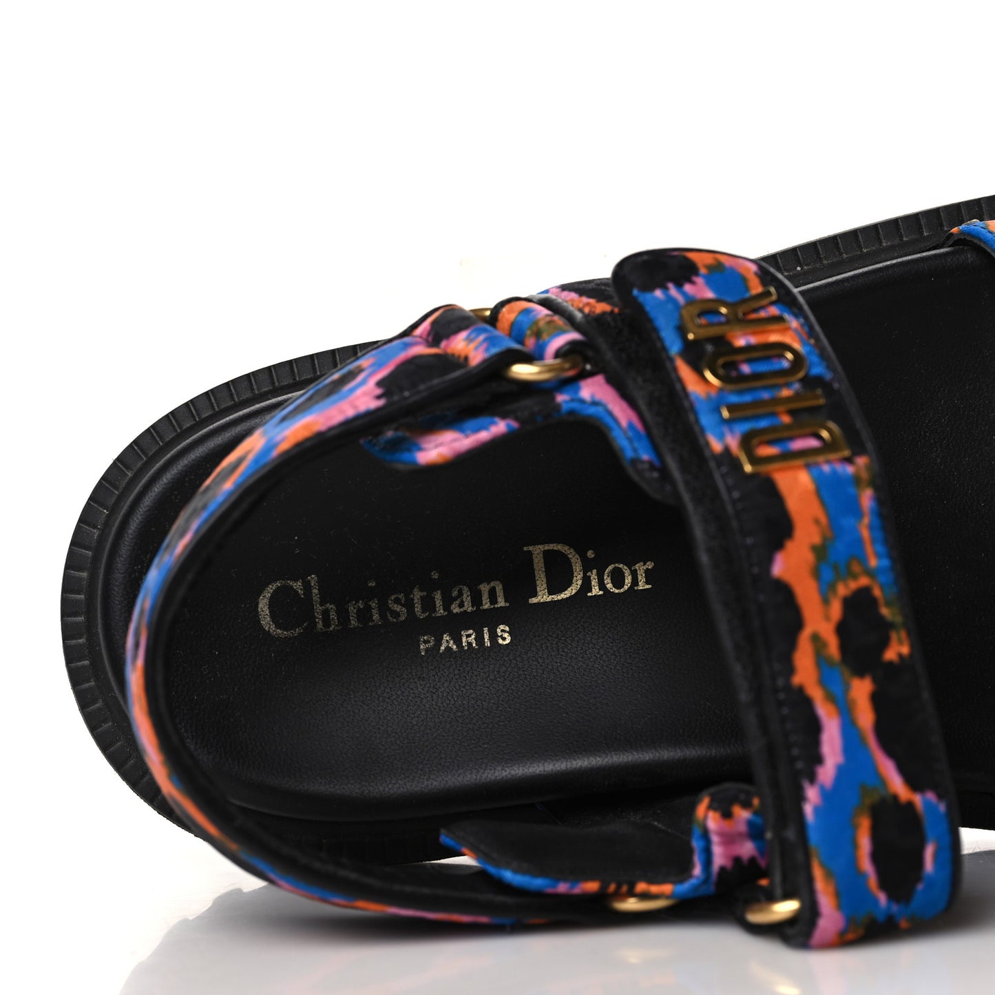 Technical Fabric Mizza Print DiorAct Sandals 36 Multicolor