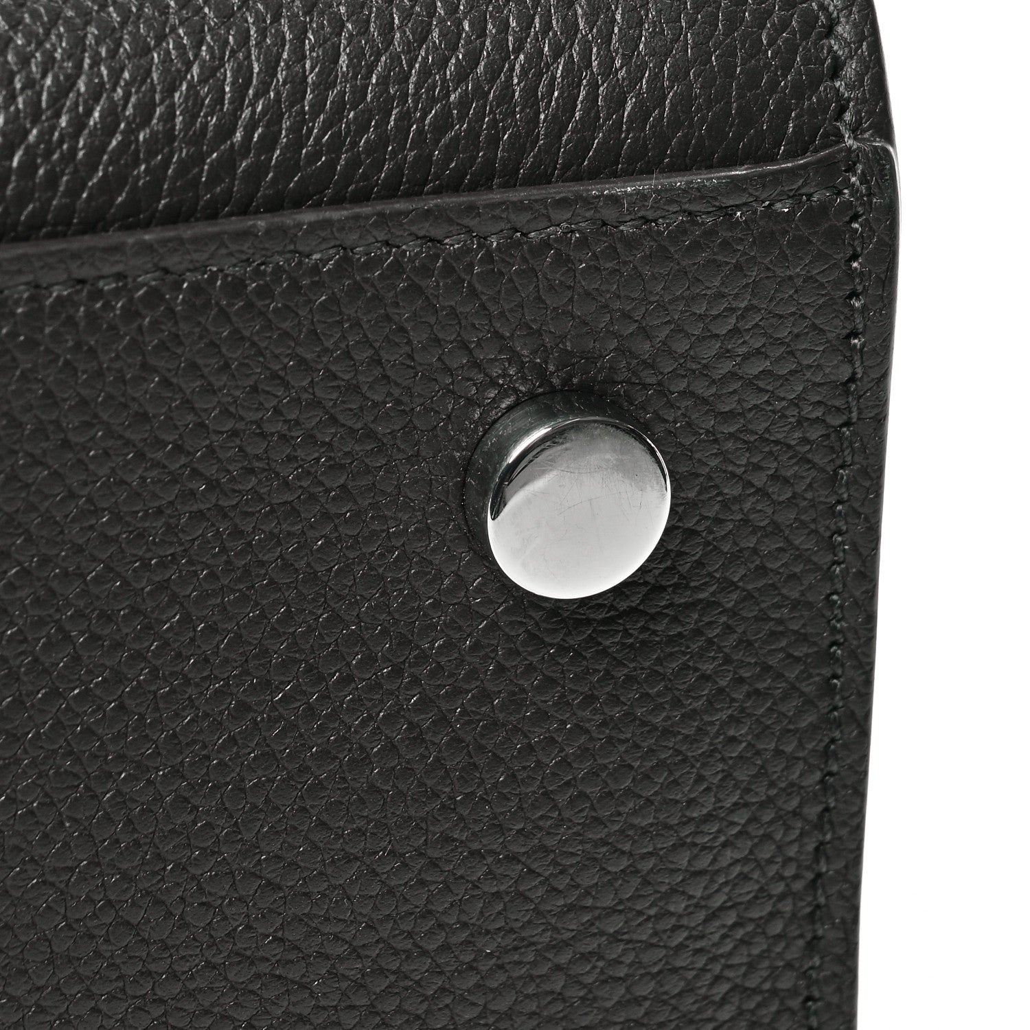 Saint Laurent Grained Calfskin Baby Sac De Jour Coal 11 of 11