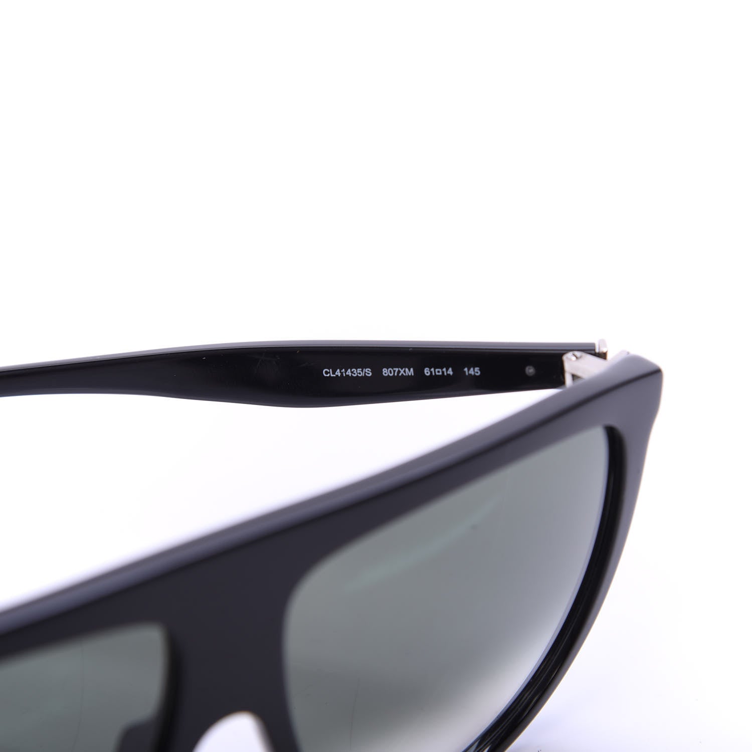 Celine Acetate Thin Shadow Sunglasses CL41435/S Black 5 of 7