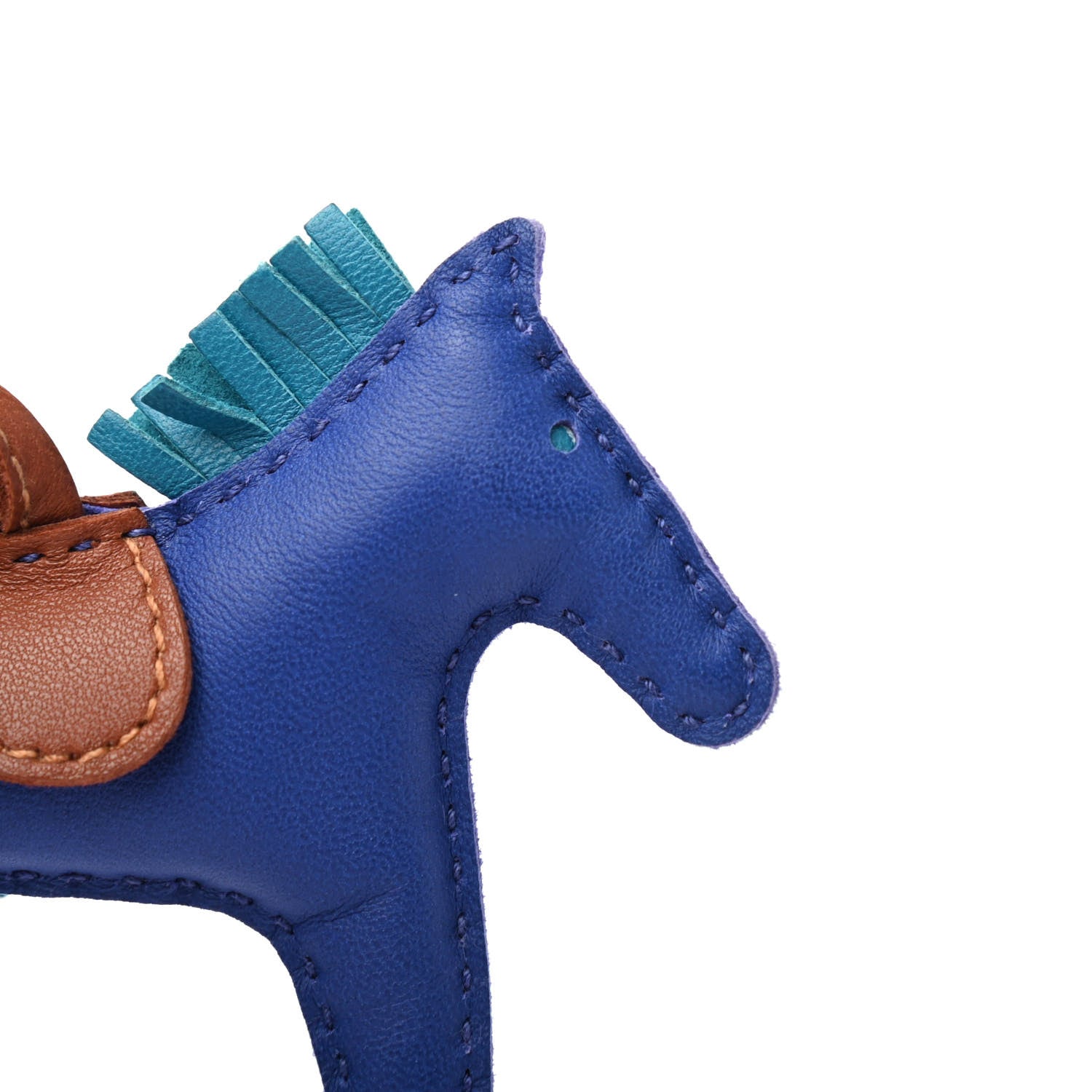 Hermes Milo Lambskin Grigri Rodeo Horse Bag Charm PM 3 of 4