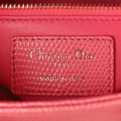 Christian Dior Lizard Mini Lady Dior Pink 6 of 9