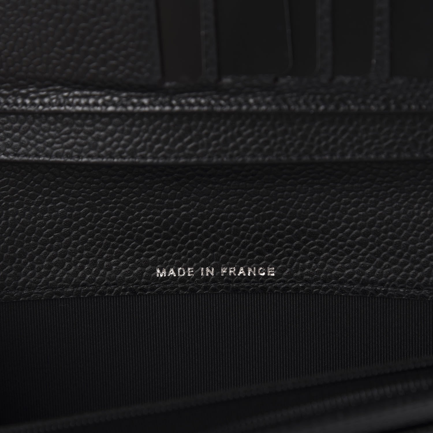 Chanel Caviar Quilted Yen Wallet Black 10 of 11