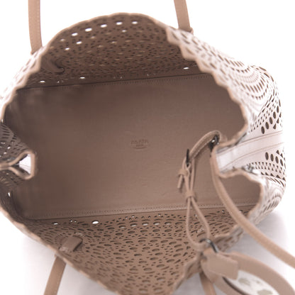 Alaia Calfskin Vienne Mina 32 Bag Caramel 5 of 10