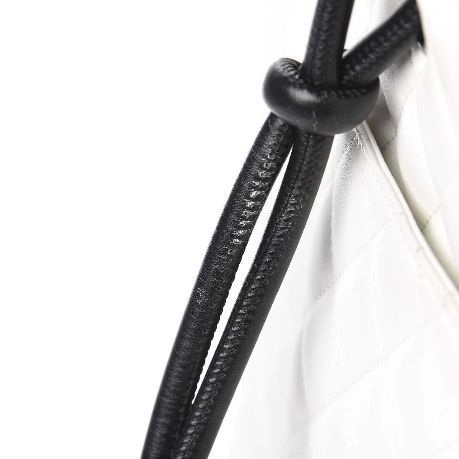 Chanel Calfskin Quilted Large Cambon Tote White Black 13 of 18