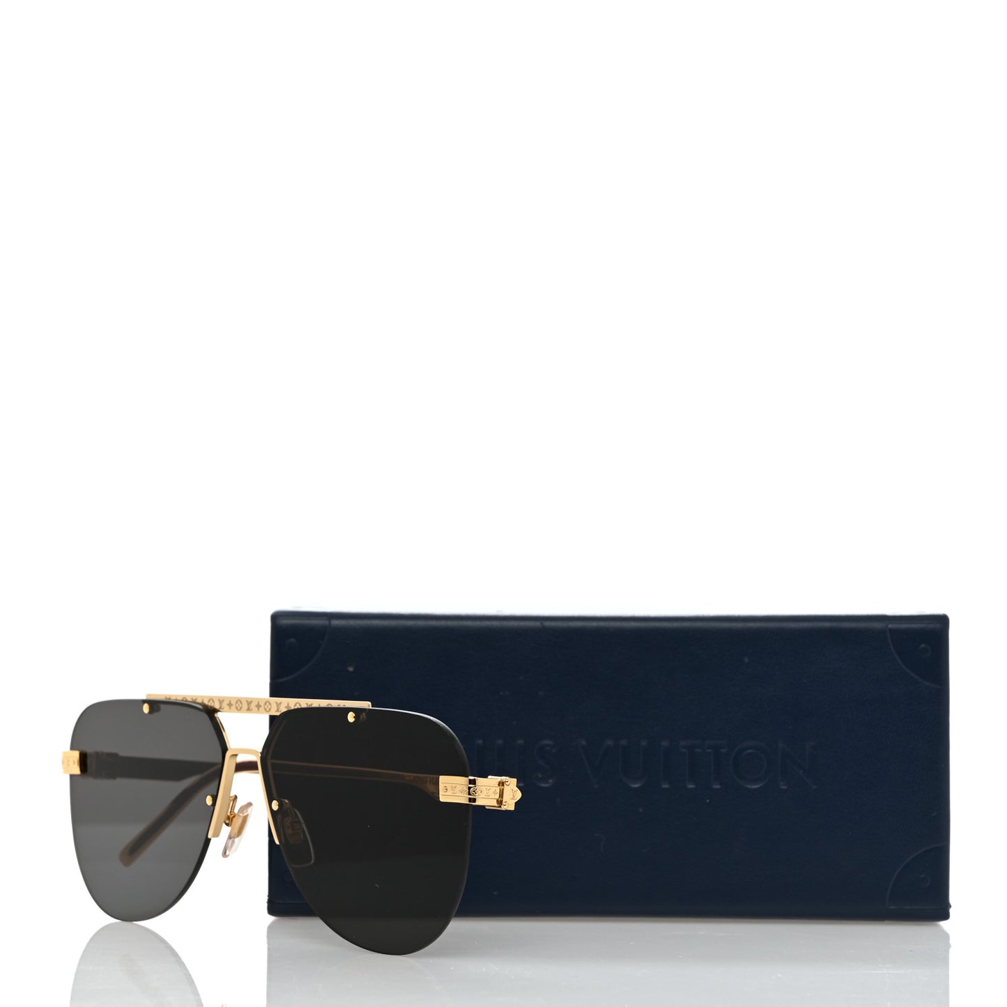 Metal LV Ash Sunglasses Z1261W Gold