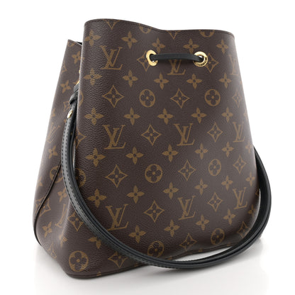 Louis Vuitton Monogram Neonoe MM Black 3 of 11