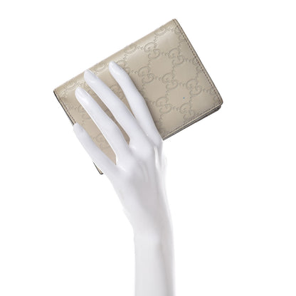 Gucci Guccissima Bi-Fold Wallet White 2 of 17