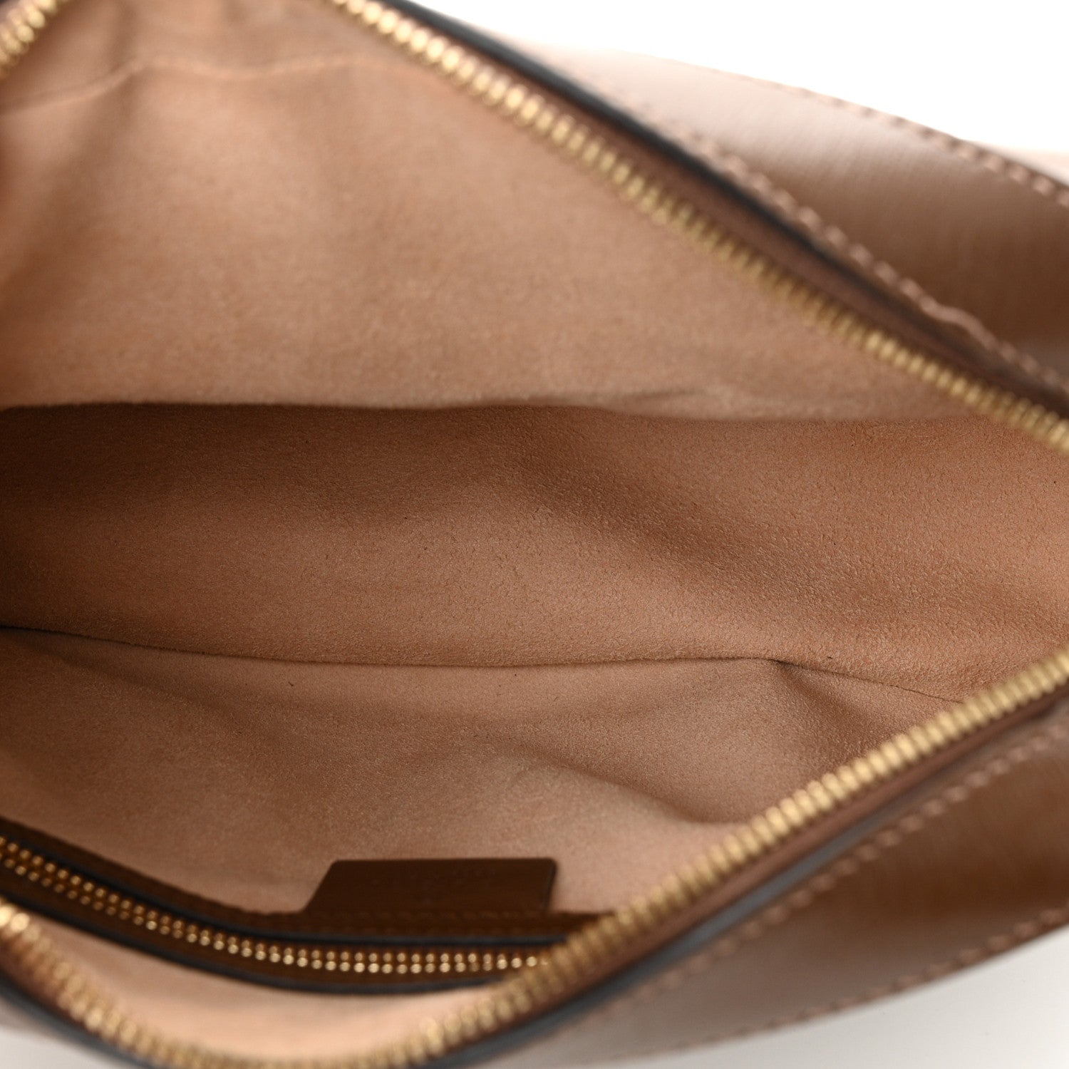 Gucci GG Supreme Monogram Small Horsebit 1955 Shoulder Bag Beige Brown Sugar 5 of 11