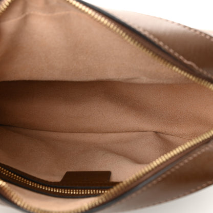 Gucci GG Supreme Monogram Small Horsebit 1955 Shoulder Bag Beige Brown Sugar 5 of 11