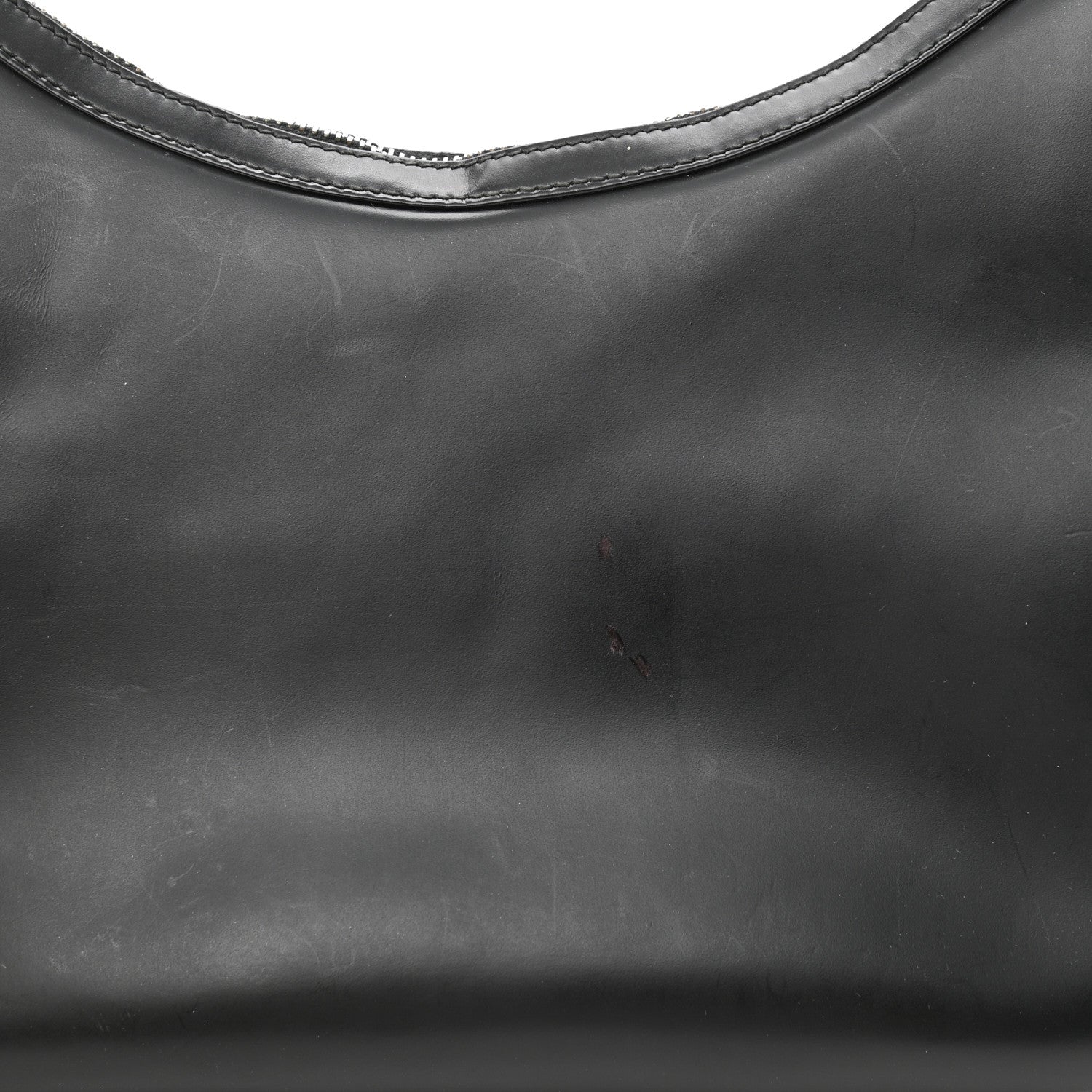Gucci Calfskin Interlocking G Shoulder Bag Black 11 of 12