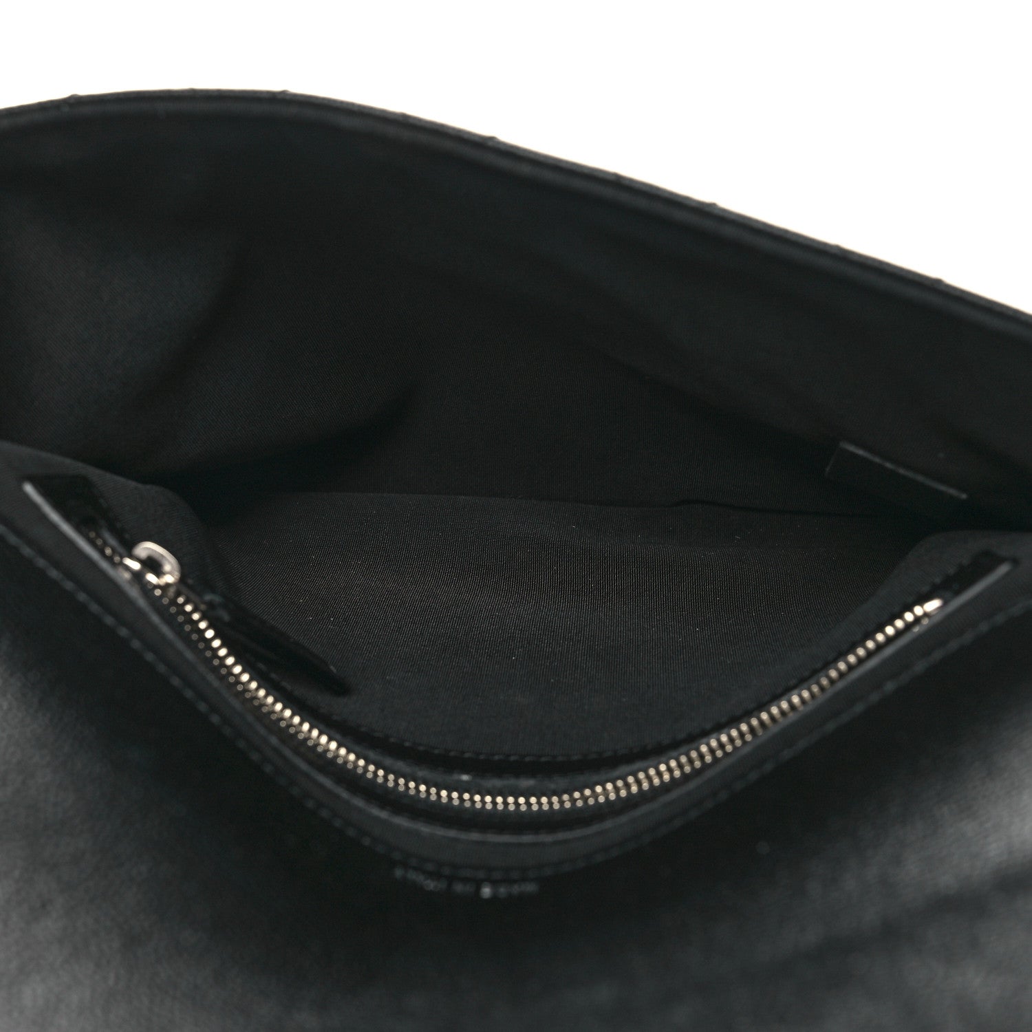 Chanel Grained Calfskin Quilted CC Box Pouch Black 5 of 12