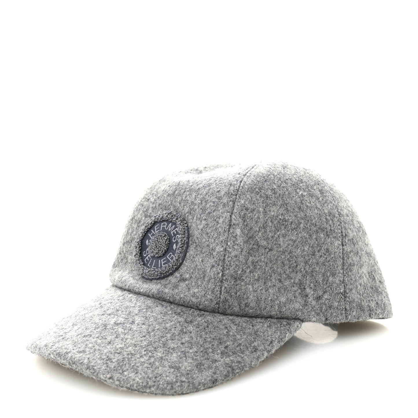 Wool Davis Varsity Cap Gris Clair