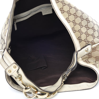 Gucci Monogram Large Wave Hobo Off White 5 of 16