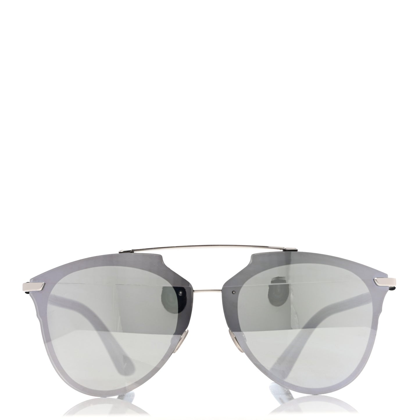 Reflected Prism Sunglasses Silver