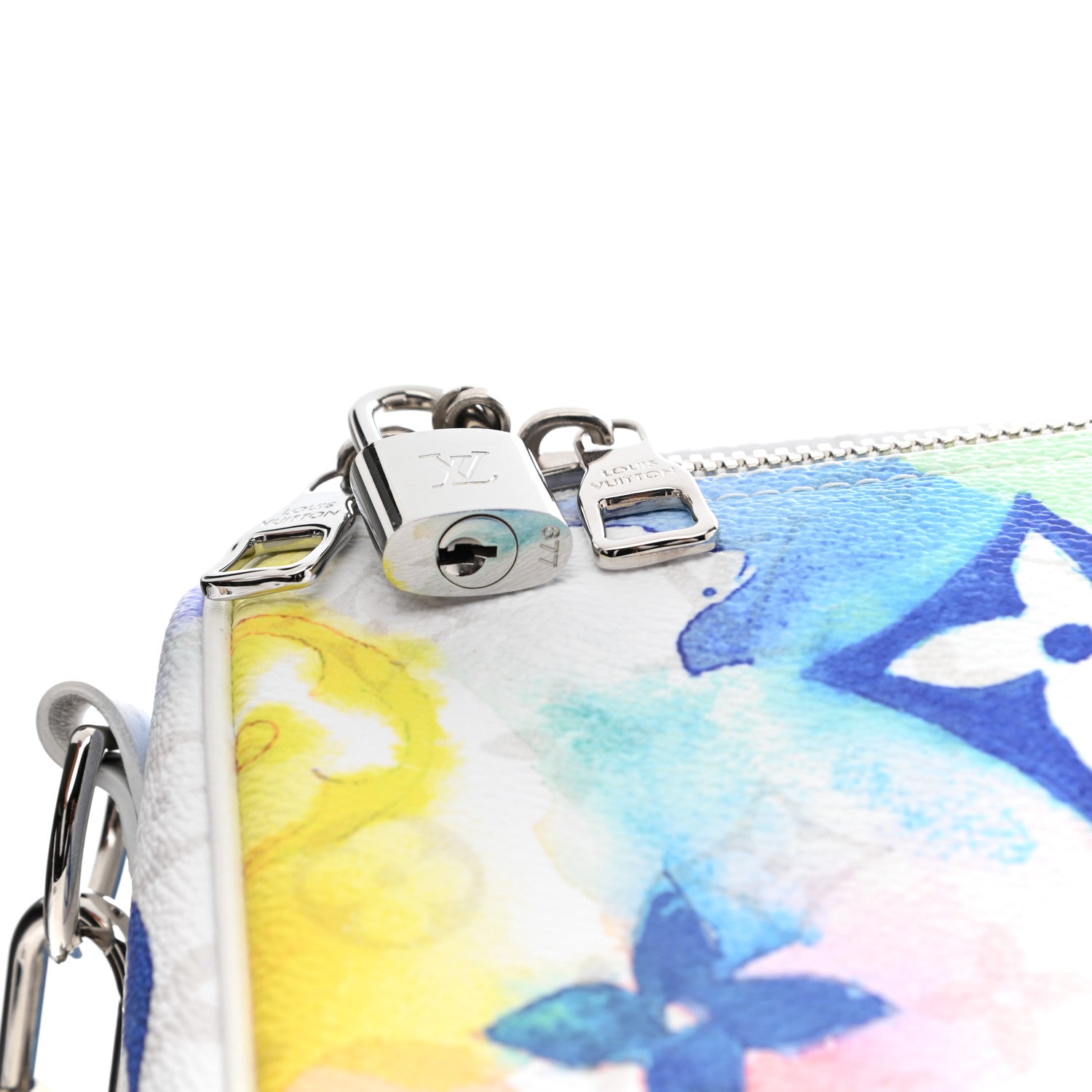 Louis Vuitton Monogram Watercolor Keepall Bandouliere 50 Multicolor 11 of 12
