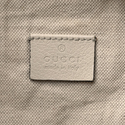 Gucci Grained Calfskin Logo Belt Bag White 6 of 13