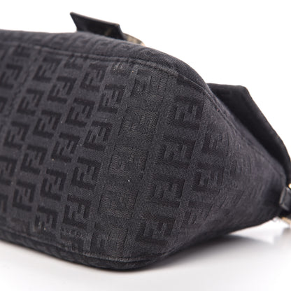 Fendi Zucchino Mini Mama Baguette Black 7 of 9