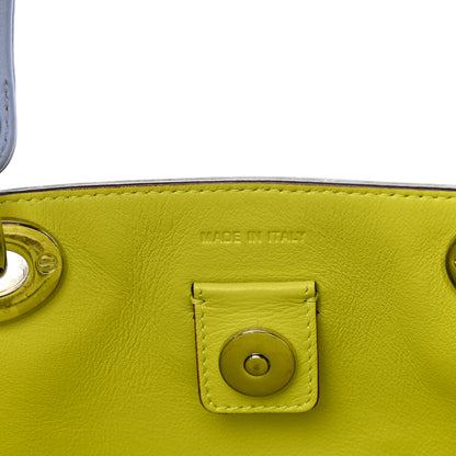 Christian Dior Smooth Calfskin Medium Diorissimo Tote Lavender Jaune Fluo 7 of 10