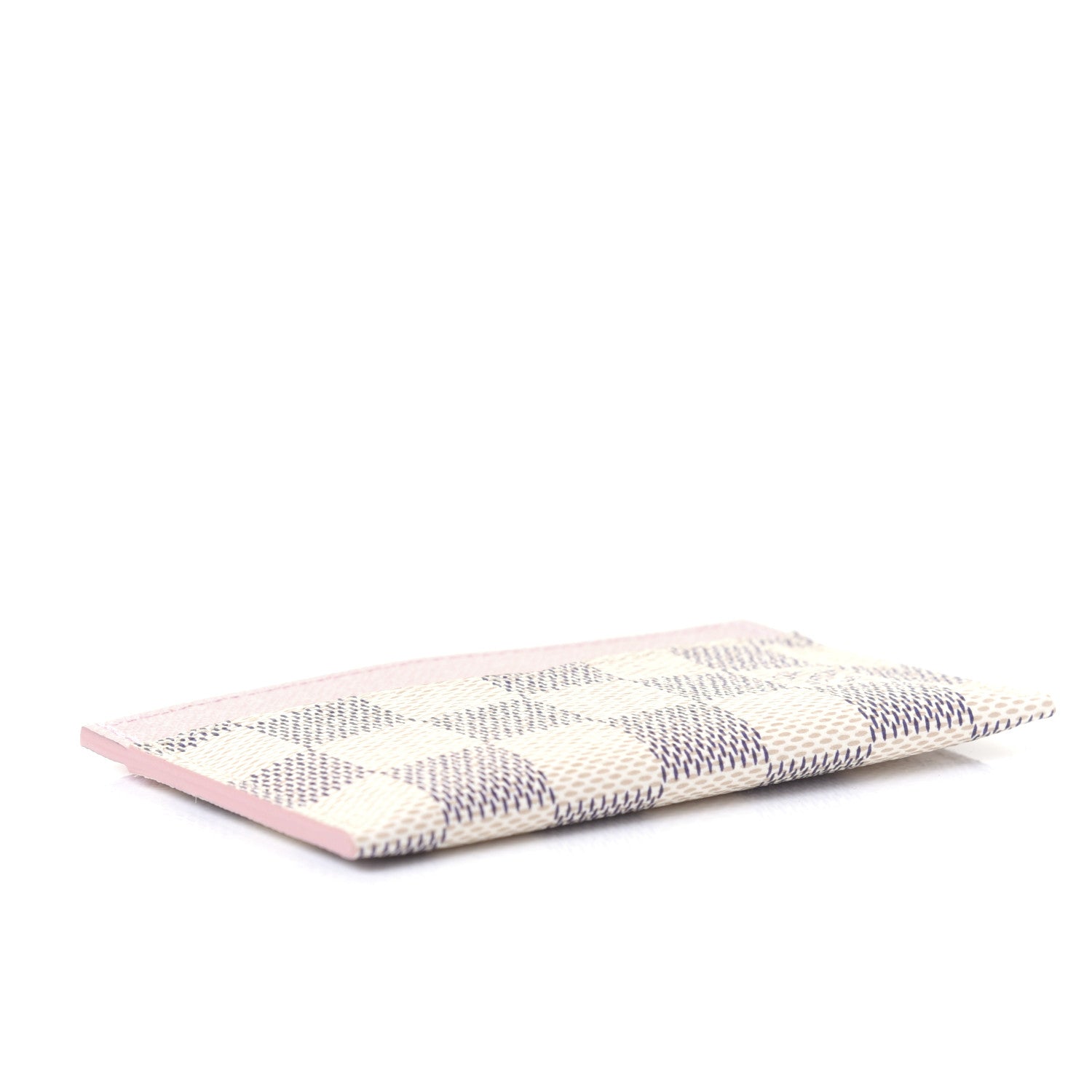 Louis Vuitton Damier Azur Daily Card Holder Rose Ballerine 4 of 8