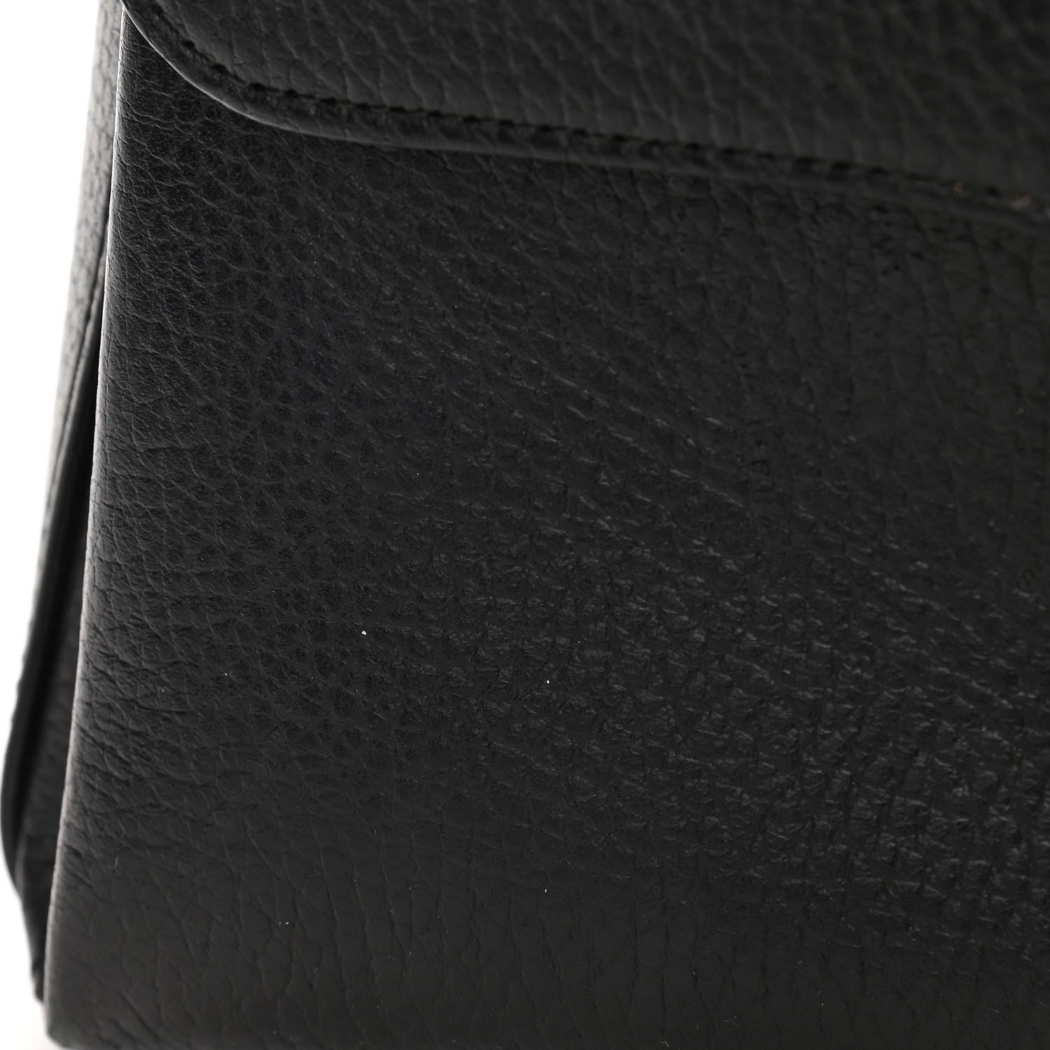 Gucci Dollar Calfskin Interlocking G Top Handle Shoulder Bag Black 11 of 11