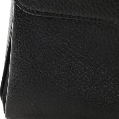 Gucci Dollar Calfskin Interlocking G Top Handle Shoulder Bag Black 11 of 11