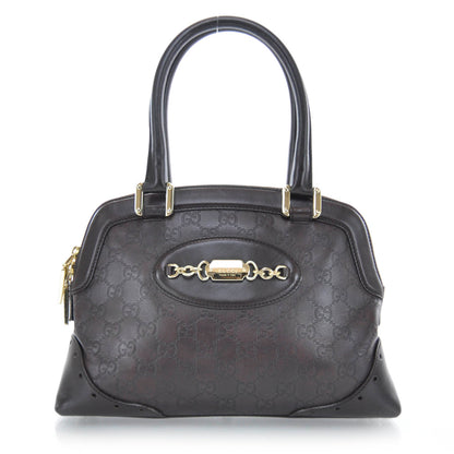 Gucci Guccissima Punch Handbag Chocolate Brown 1 of 9