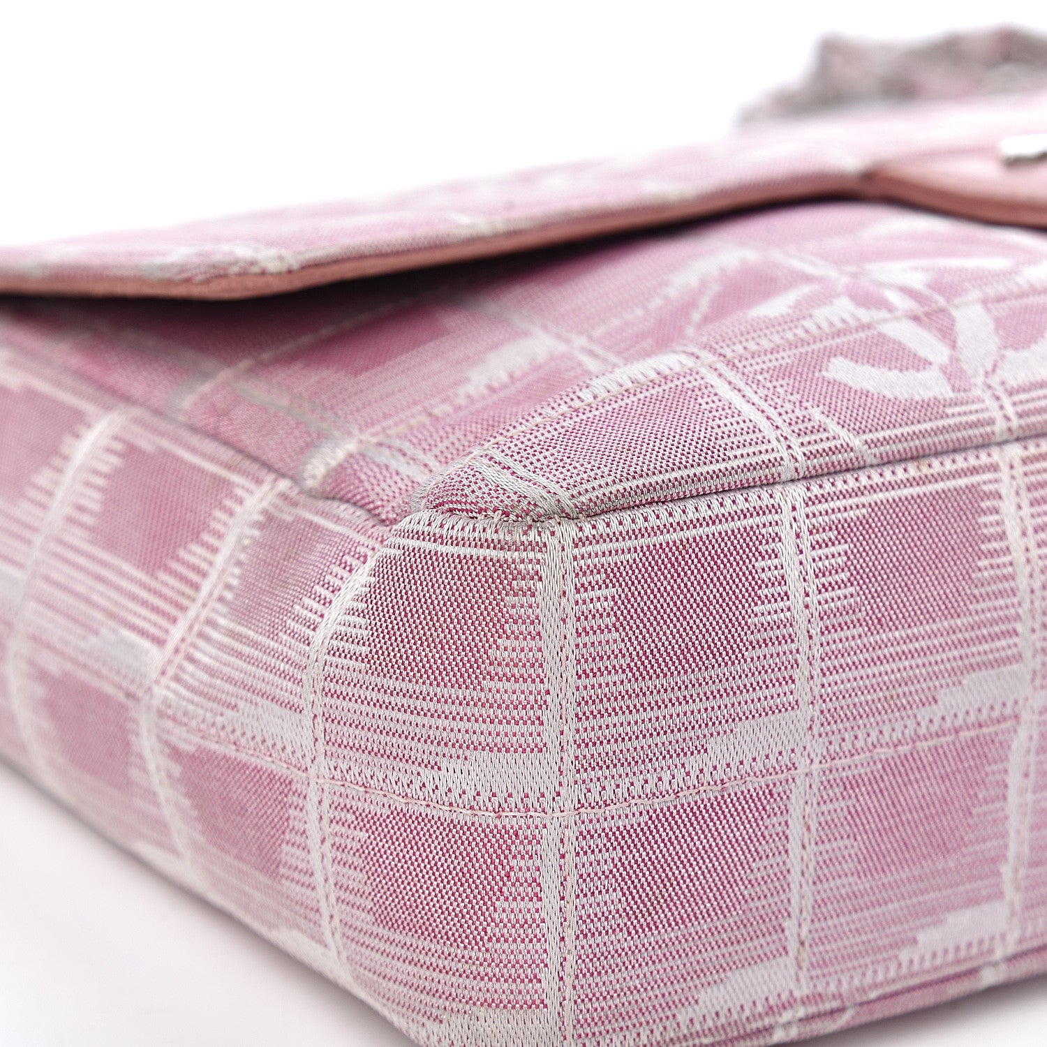 Chanel Nylon Medium Travel Flap Pink 7 of 25