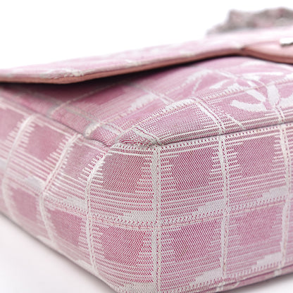 Chanel Nylon Medium Travel Flap Pink 7 of 25