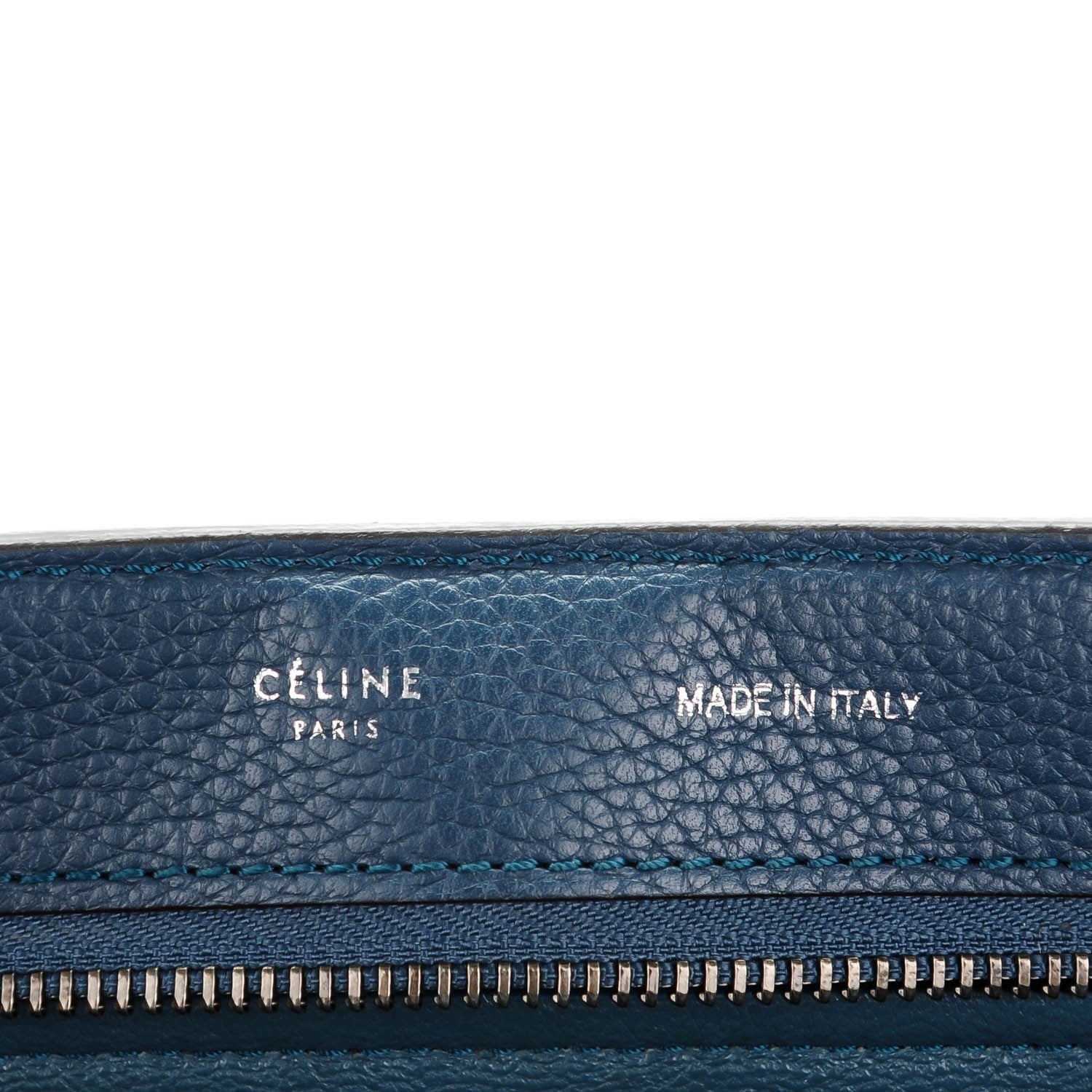 Celine Drummed Calfskin Suede Medium Trapeze Orage 8 of 12