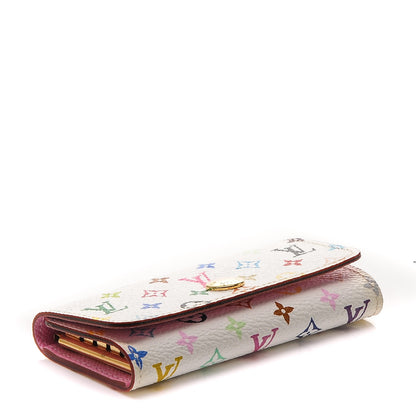 Louis Vuitton Monogram Multicolor Multicles 4 Key Holder White Litchi 4 of 6