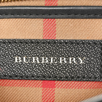 Burberry Soft Grain Calfskin Small Buckle Zip Bag Black 6 of 9