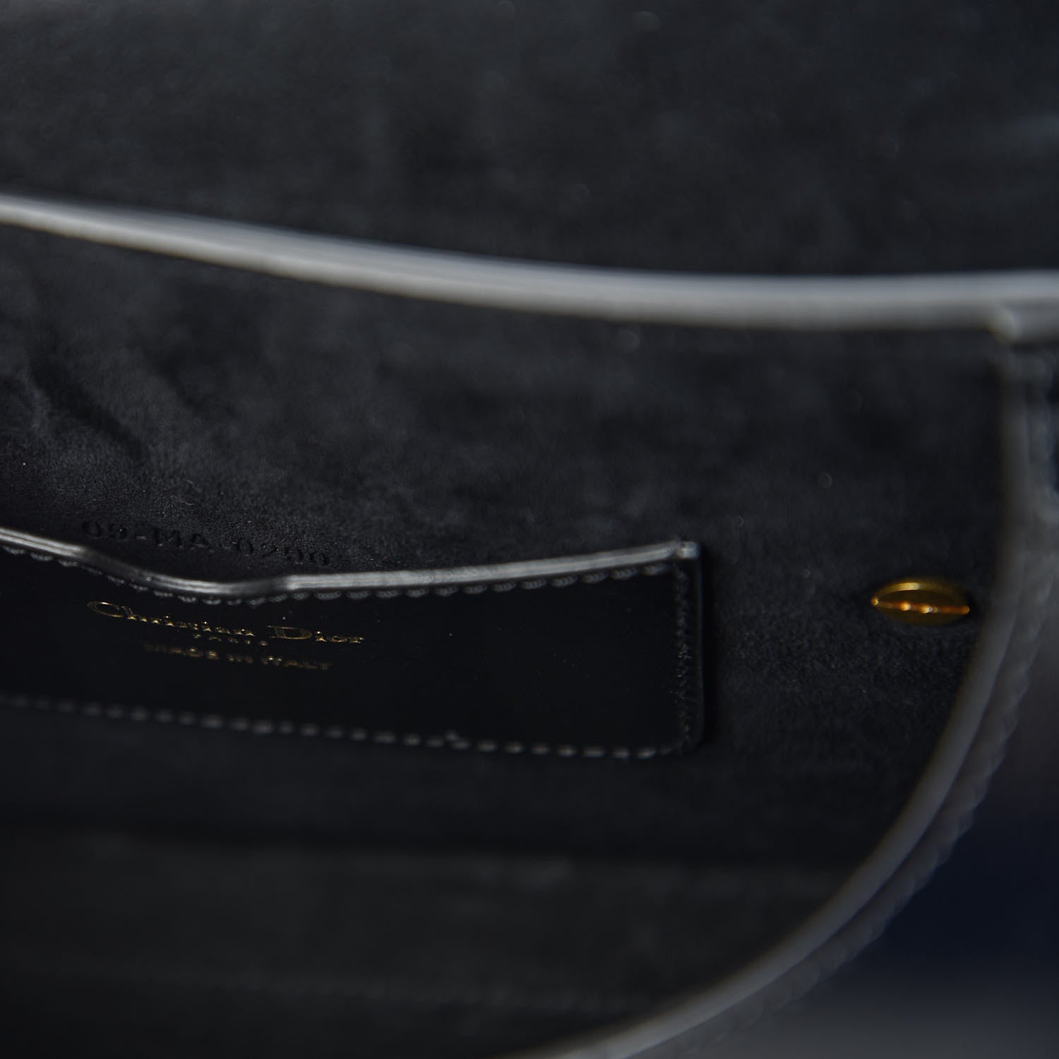 Christian Dior Box Calfskin Medium Bobby Flap Black 9 of 10