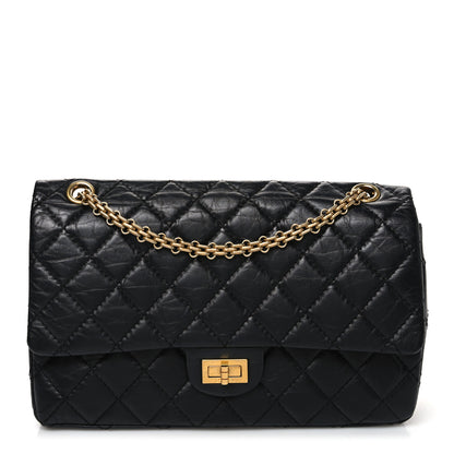 Chanel Aged Calfskin Quilted 2.55 Reissue 226 Flap Black 1 of 10