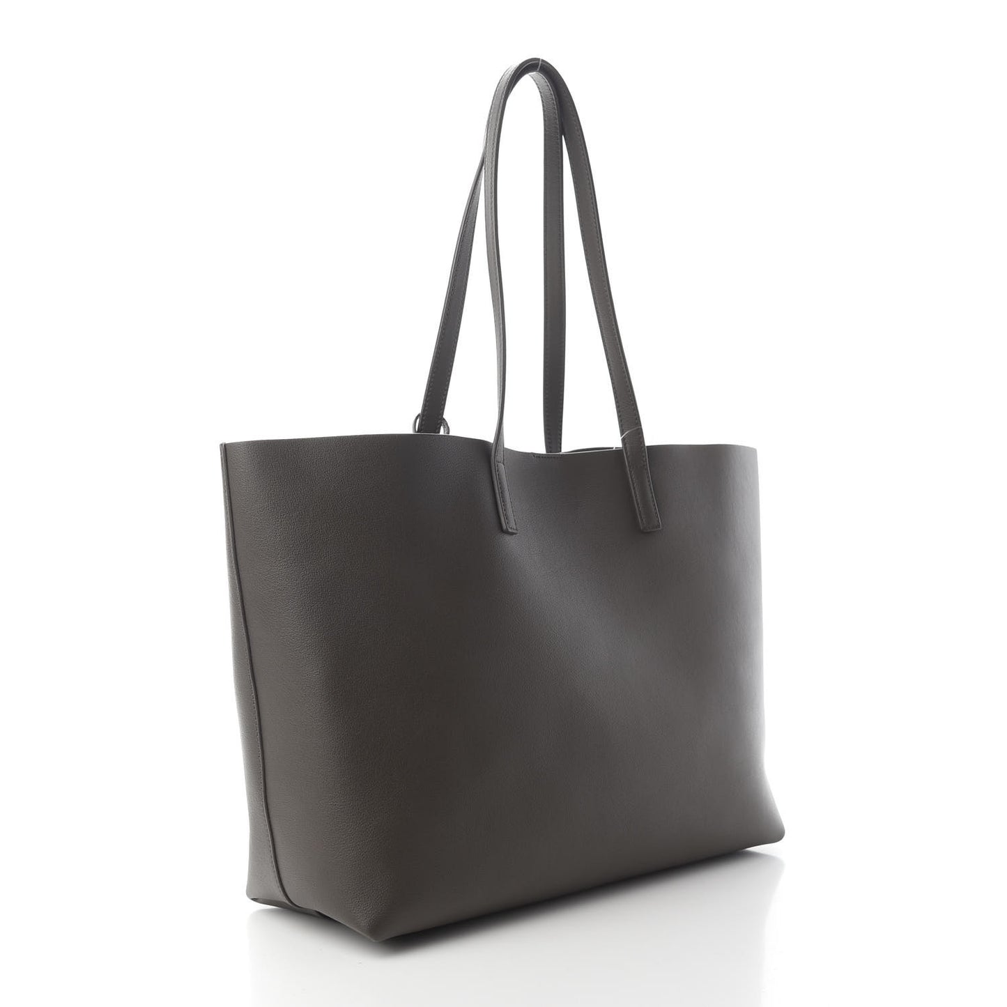 Calfskin Large Shopping Tote Pebble