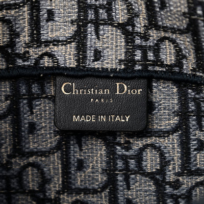 Christian Dior Oblique Slim Saddle Pouch Blue 6 of 9