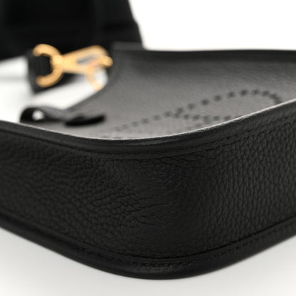 Hermes Taurillon Clemence Evelyne TPM Black 9 of 10