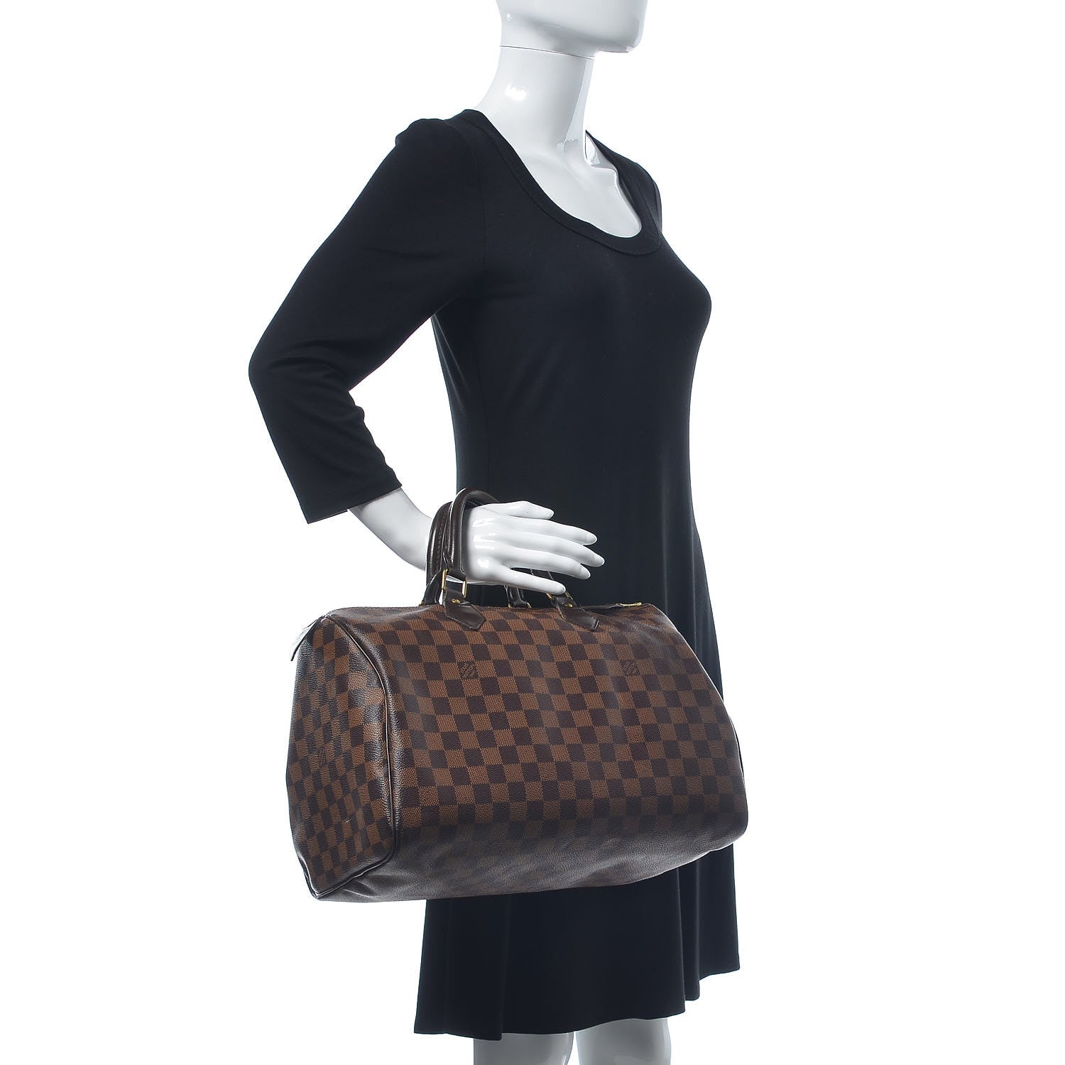 Louis Vuitton Damier Ebene Speedy 35 2 of 17