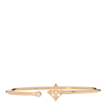 Louis Vuitton 18K Yellow Gold Diamond Idylle Blossom Twist Bracelet 1 of 4