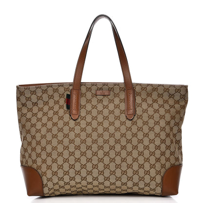 Gucci Monogram Large Original Tote Tan 1 of 15