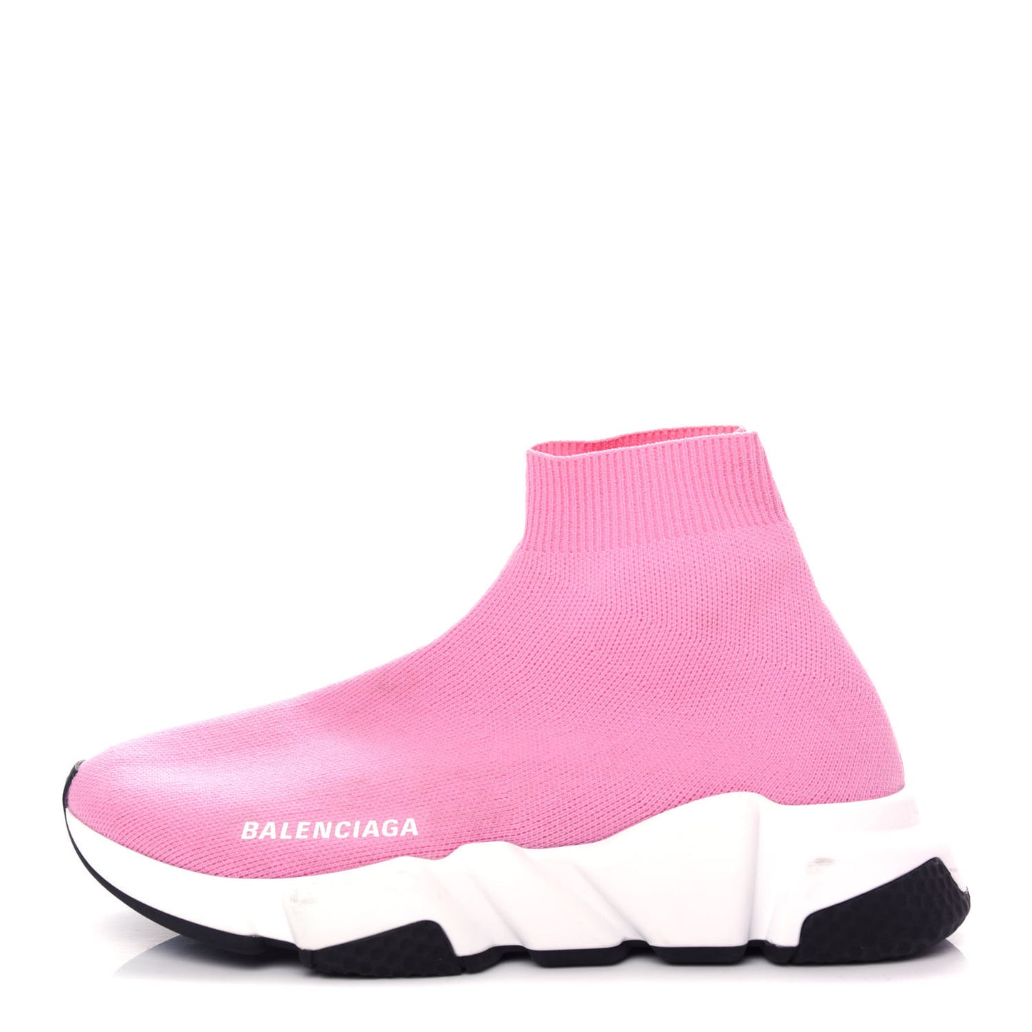 Neoprene Knit Womens Speed Sneakers 36 Pink White Black