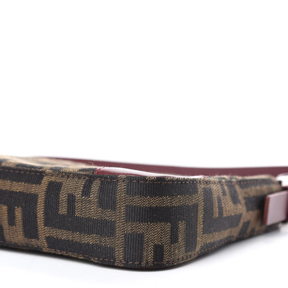 Fendi Zucca Pochette Tobacco Red 7 of 11