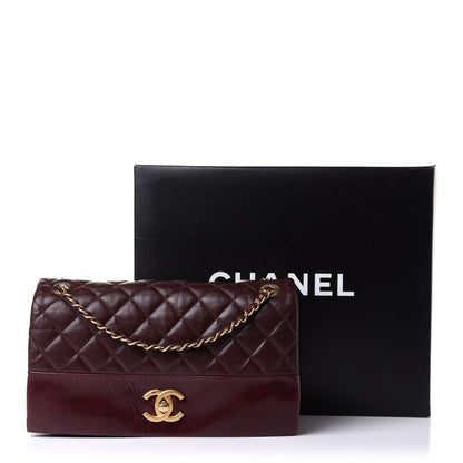 Chanel Calfskin Quilted Jumbo Soft Elegance Flap Bordeaux 11 of 11